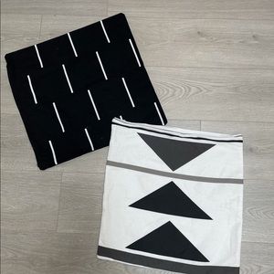 Woven Nook Contemporary Pillow Covers 17”